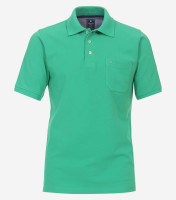 Redmond Poloshirt REGULAR FIT JERSEY grün mit Stehkragen Kragen in klassischer Schnittform