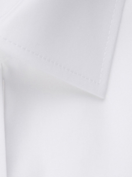 SEIDENSTICKER Tailored Fit Hemd Weiß Business Kent Popeline - Ansicht 3