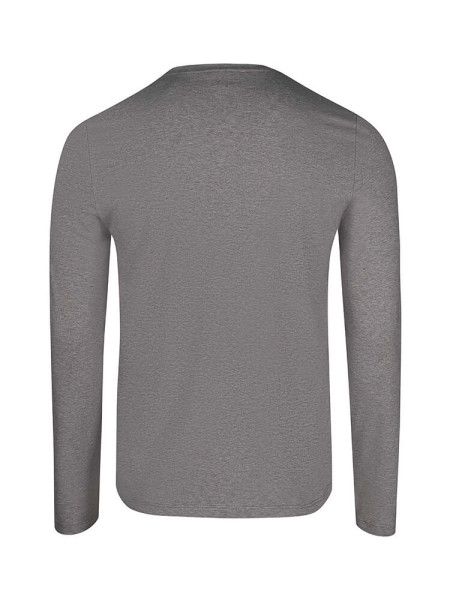 HUBER Regular Fit Grau Jersey