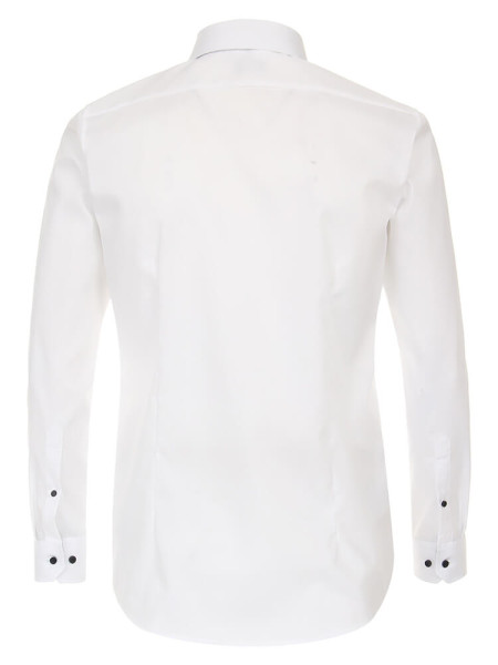 VENTI Slim Fit Hemd Weiß Kent Easy Care
