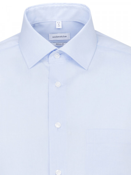 SEIDENSTICKER Regular Fit Hemd Hellblau Business Kent Chambray - Ansicht 2