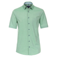 Redmond Hemd REGULAR FIT STRUKTUR grün mit Kent Kragen in klassischer Schnittform