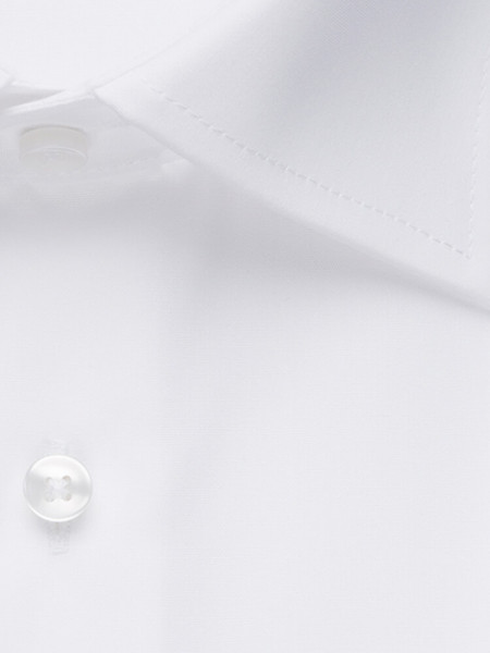 SEIDENSTICKER Comfort Fit Hemd Weiß Business Kent Popeline - Ansicht 3