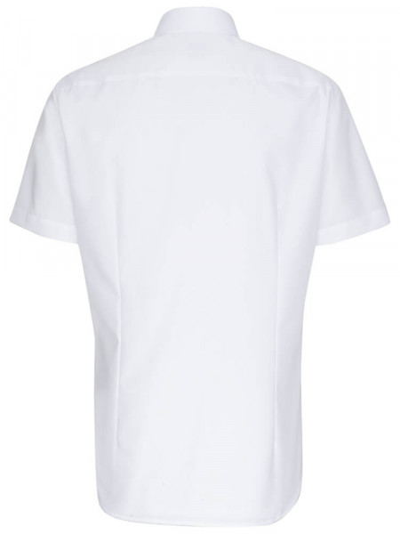 SEIDENSTICKER Tailored Fit Hemd Weiß Business Kent Popeline