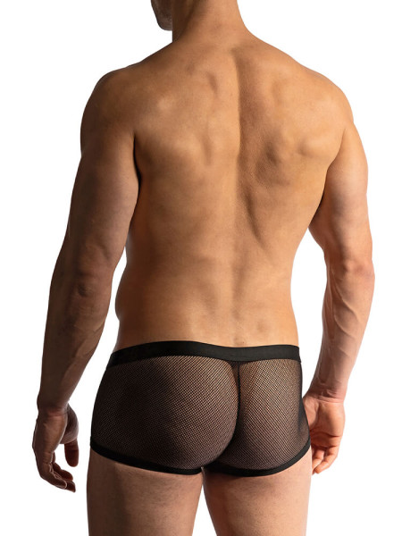 MANSTORE Regular Fit Schwarz Microfaser