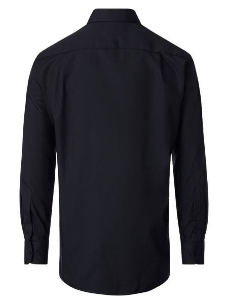 VENTI Comfort Fit Hemd Schwarz Kent Twill