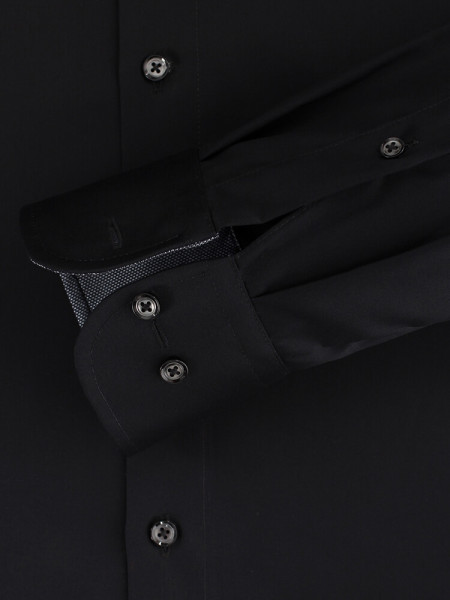CASAMODA Regular Fit Hemd Schwarz Kent Easy Care  - Ansicht 2