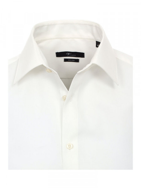 VENTI Regular Fit Hemd Hellbeige Kent Popeline - Ansicht 1