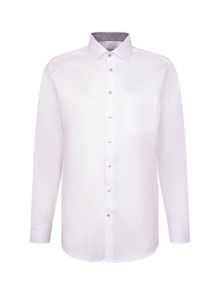 SEIDENSTICKER Regular Fit Hemd Hellbeige New Kent Struktur