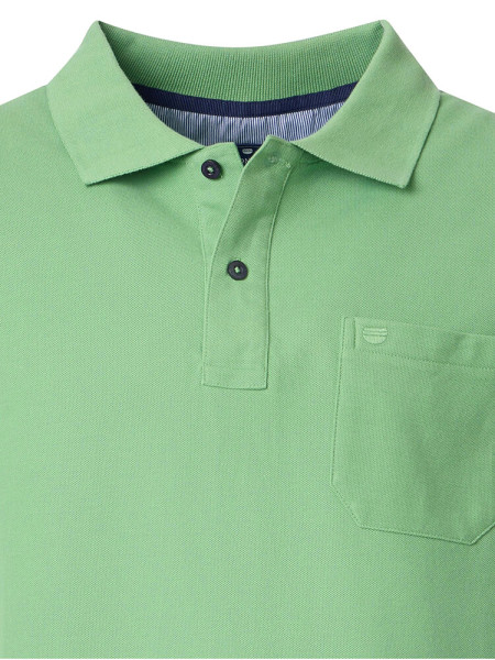REDMOND Poloshirt Hellgrün Piqué - Ansicht 1