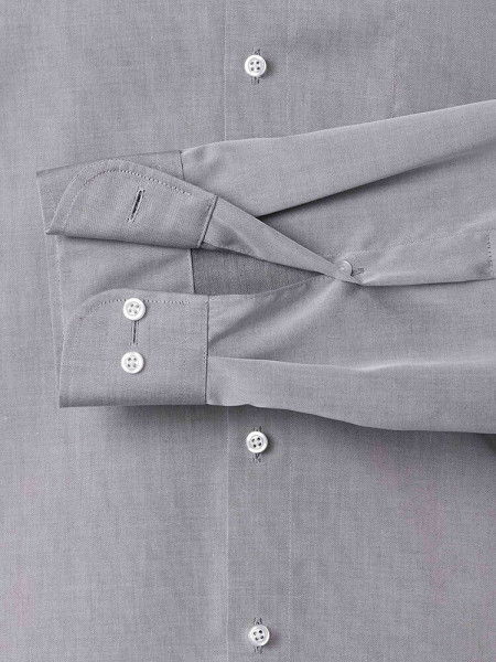 VENTI Regular Fit Hemd Hellgrau Kent Twill - Ansicht 2