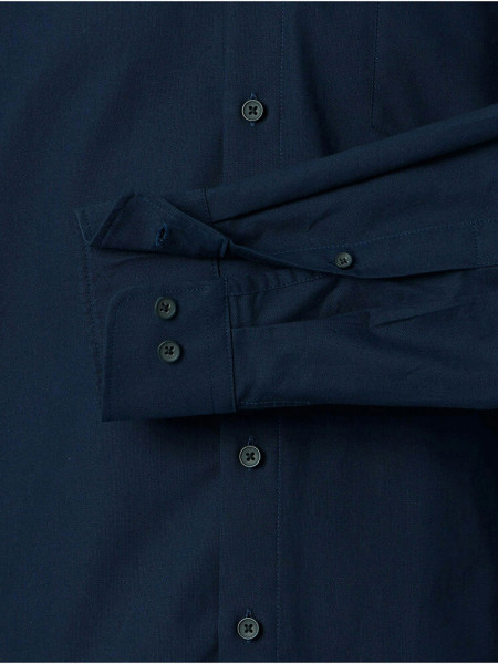 REDMOND Regular Fit Hemd Marine Button-Down Fein Oxford - Ansicht 2