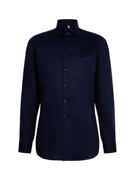 SEIDENSTICKER Regular Fit Hemd Marine New Kent Twill