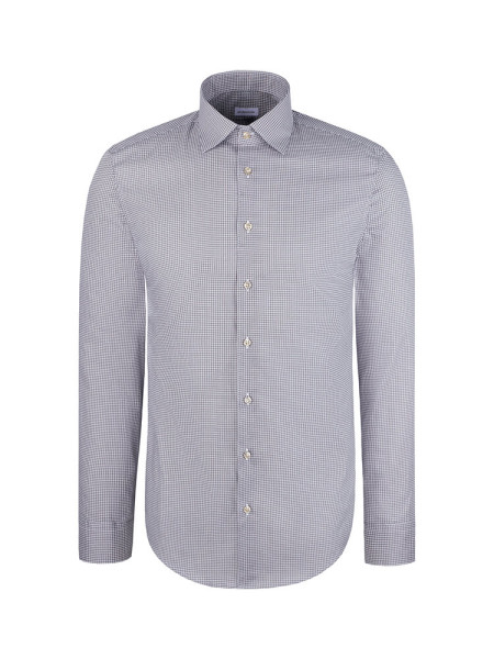 SEIDENSTICKER Slim Fit Hemd Braun New Kent Twill