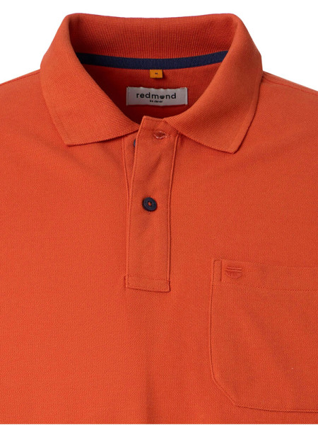 REDMOND Poloshirt Orange Piqué - Ansicht 1