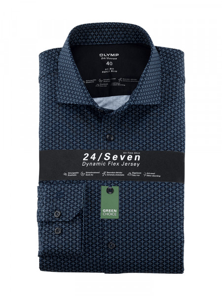 OLYMP No. Six 24/Seven super slim Jerseyhemd