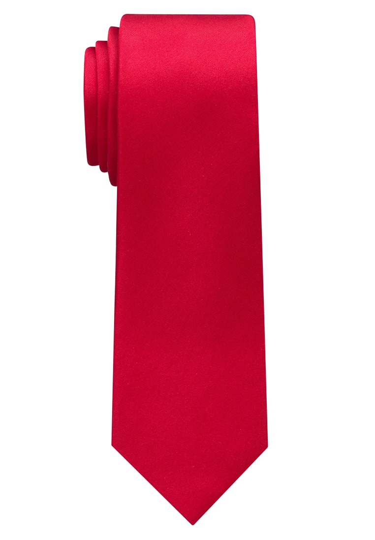 Eterna Krawatte rot unifarben 9029-55 | FEINE HEMDEN