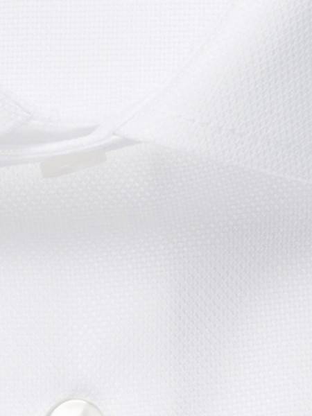 SEIDENSTICKER Tailored Fit Hemd Weiß Business Kent Struktur - Ansicht 3