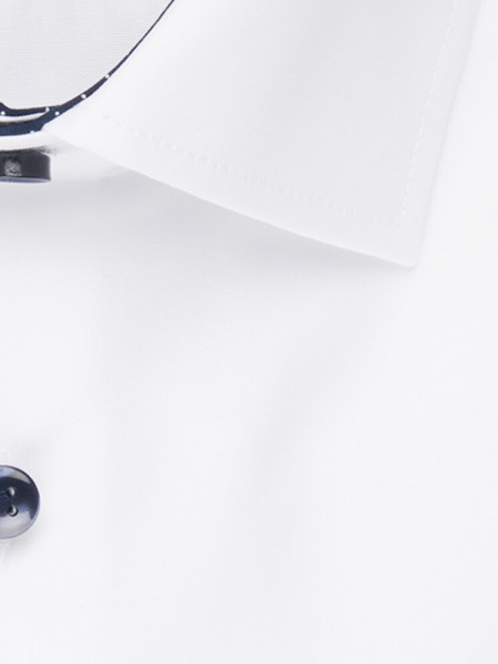 SEIDENSTICKER Regular Fit Hemd Weiß Business Kent Popeline - Ansicht 3