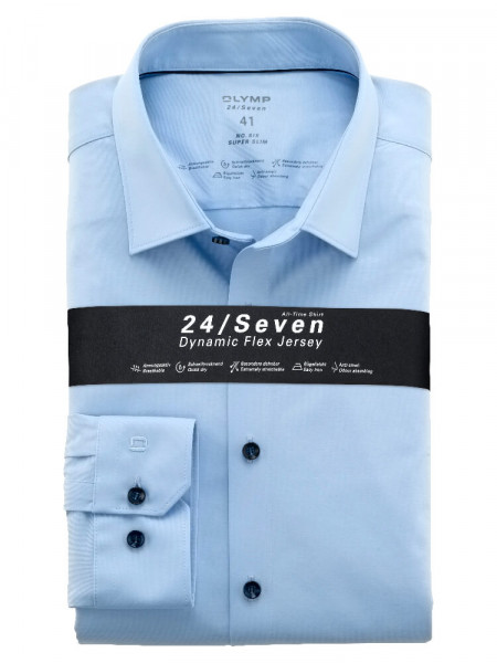 OLYMP No. Six 24/Seven super slim Jerseyhemd