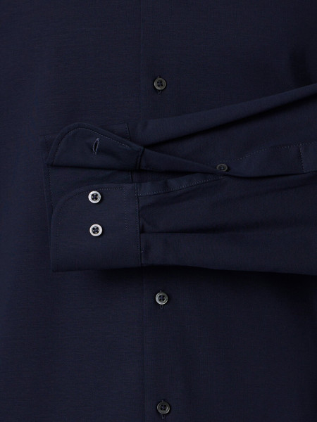 VENTI Comfort Fit Hemd Dunkelblau Kent Jersey - Ansicht 2