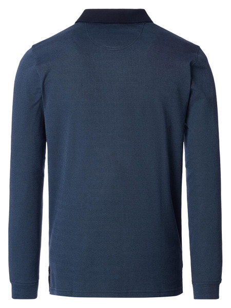 CASAMODA Poloshirt Dunkelblau Piqué
