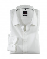 OLYMP Level Five body fit Hemd TWILL beige mit New York Kent Kragen in schmaler Schnittform