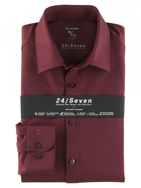 OLYMP No. Six 24/Seven super slim Jerseyhemd