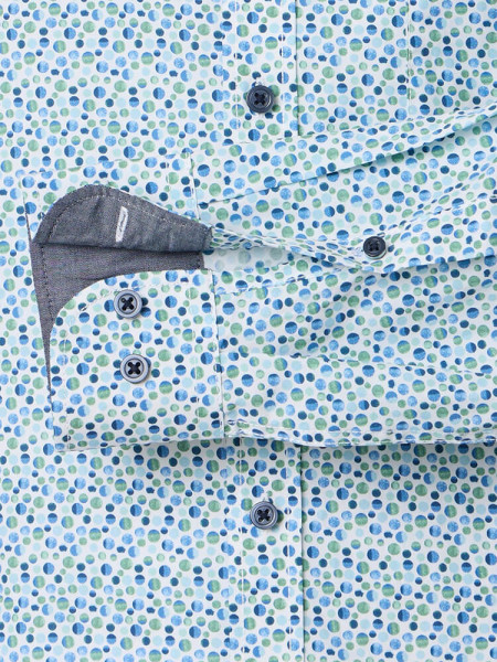 CASAMODA Regular Fit Hemd Grün Button-Down Easy Care  - Ansicht 2