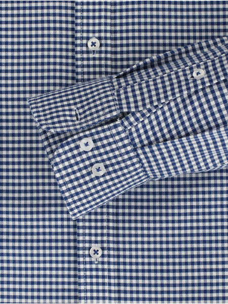 Chemise Redmond REGULAR FIT BEAUX OXFORD bleu foncé avec col Button Down en coupe classique