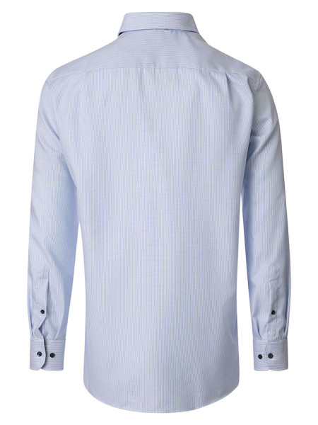 VENTI Comfort Fit Hemd Hellblau Button-Down Struktur