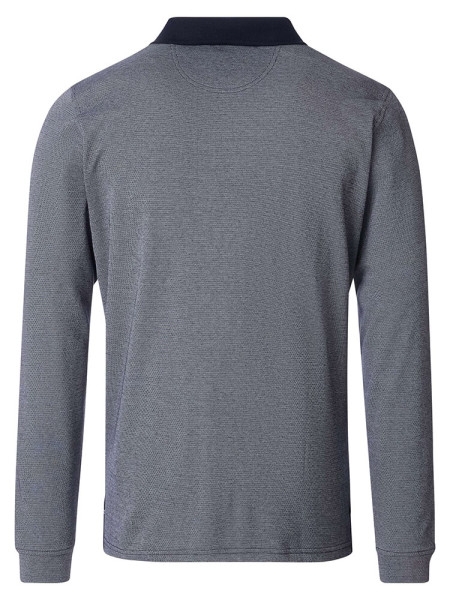 CASAMODA Poloshirt Rauchblau Piqué