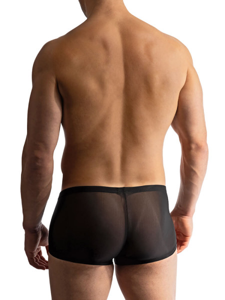 MANSTORE Regular Fit Schwarz Microfaser