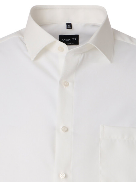 VENTI Comfort Fit Hemd Hellbeige Kent Twill - Ansicht 1