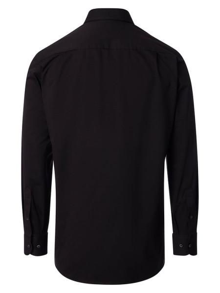 VENTI Comfort Fit Hemd Schwarz Kent Jersey