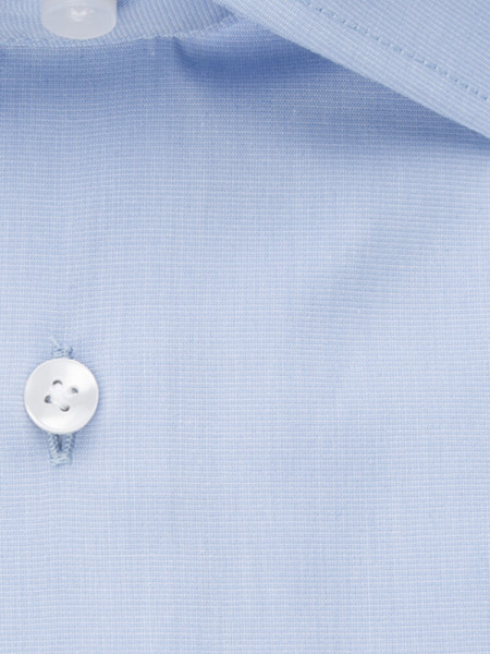 SEIDENSTICKER Extra Slim Fit Hemd Hellblau Business Kent Fil à Fil - Ansicht 3