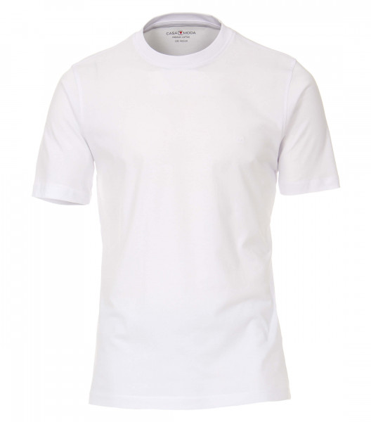 CASAMODA T-Shirt weiss in klassischer Schnittform
