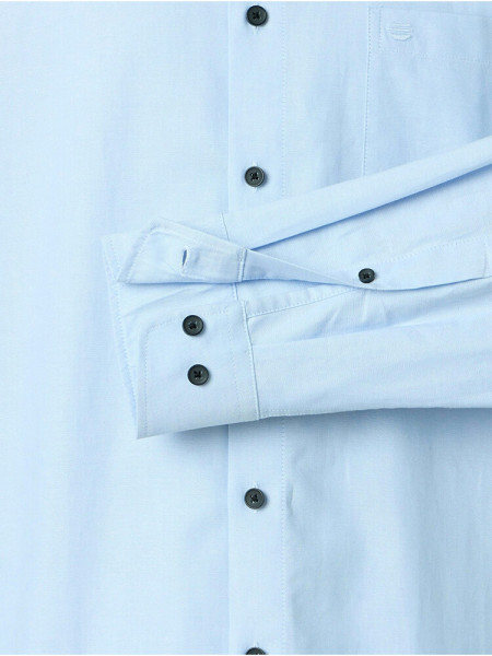 REDMOND Regular Fit Hemd Hellblau Button-Down Fein Oxford - Ansicht 2