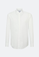 Seidensticker Hemd REGULAR FIT UNI POPELINE beige mit Business Kent Kragen in klassischer Schnittform