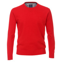Redmond Pullover rot in klassischer Schnittform