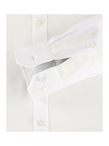 VENTI Slim Fit Hemd Weiß Kent Popeline - Ansicht 2