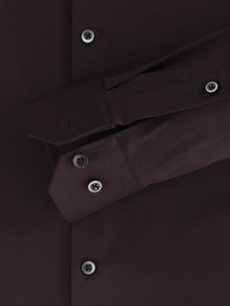 VENTI Slim Fit Hemd Schwarz Kent Jersey - Ansicht 2