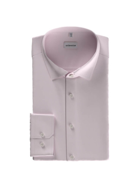 SEIDENSTICKER Slim Fit Hemd Rosé Business Kent Twill - Ansicht 1