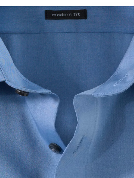 OLYMP Regular Fit Hemd Mittelblau New Kent Chambray - Ansicht 1