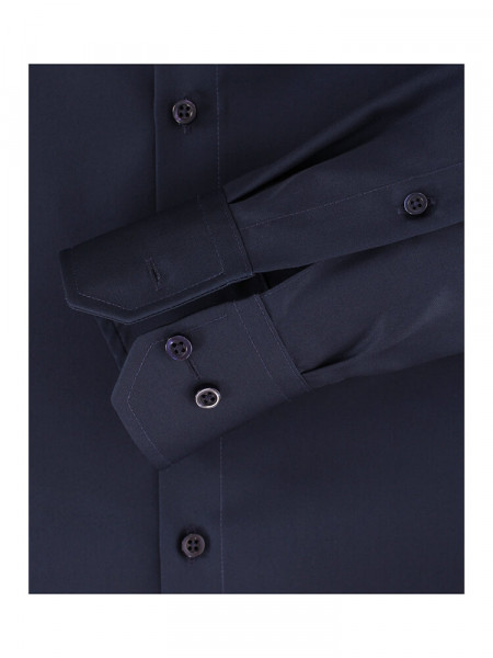 VENTI Regular Fit Hemd Marine Kent Twill - Ansicht 2