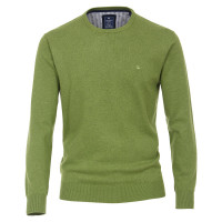 Redmond Pullover grün in klassischer Schnittform