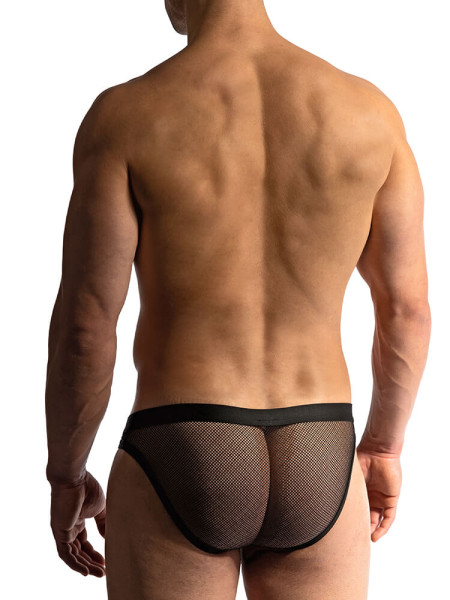 MANSTORE Regular Fit Schwarz Microfaser
