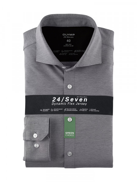 OLYMP No. Six 24/Seven super slim Jerseyhemd