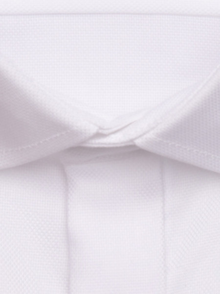 SEIDENSTICKER Slim Fit Hemd Weiß Business Kent Struktur