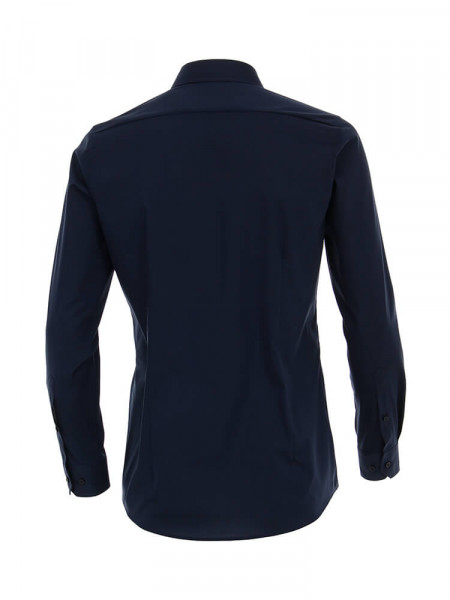 VENTI Slim Fit Hemd Marine Kent Popeline